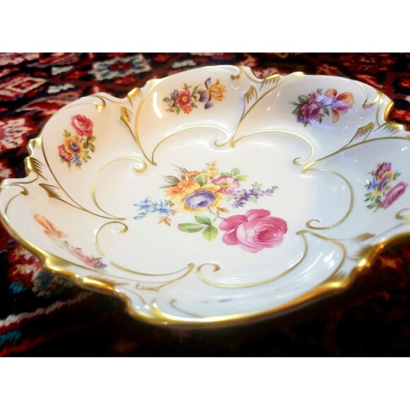 VTG GERMANY JLMENAU GRAF VON HENNEBERG Porzellan Fine Art Porcelain 40s Mint 9.5 - Picture 9 of 11